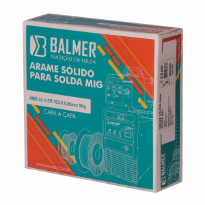 ARAME MIG AWS70S-6  0,80 MM 5KG BALMER